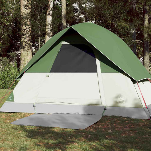 Tenda da Campeggio a Cupola per 3 Persone Verde Impermeabile 94695