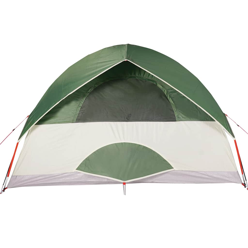 Tenda da Campeggio a Cupola per 6 Persone Verde Impermeabile