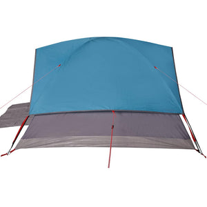 Tenda da Campeggio a Cupola per 4 Persone Blu Impermeabile 94704