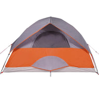 Tenda Familiare a Cupola 6 Persone Arancione Impermeabile 94705