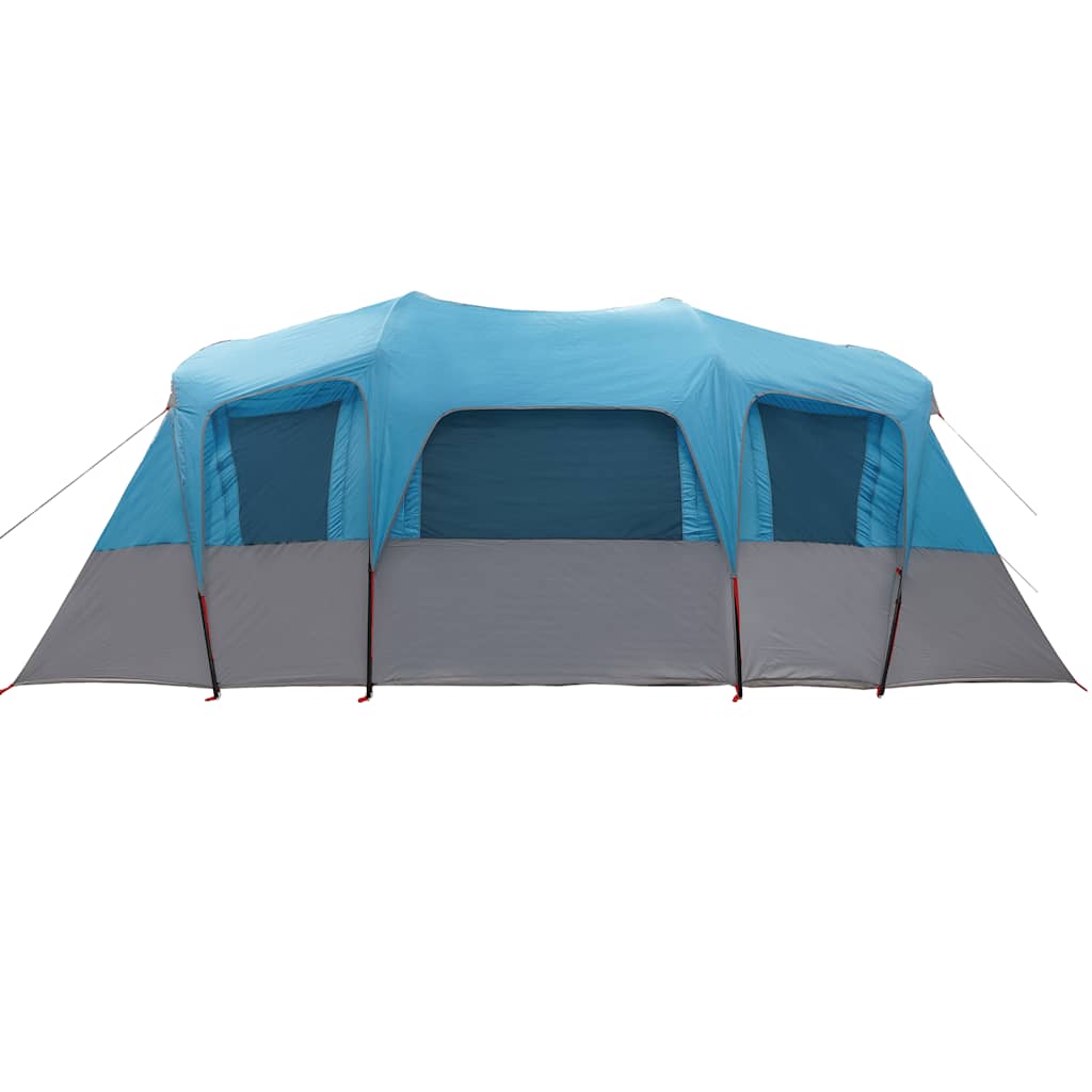 Tenda Familiare a Tunnel per 16 Persone Blu Impermeabile 94708