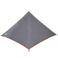 Tenda Familiare Tipi 7 Persone Grigia e Arancione Impermeabile 94712