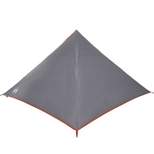 Tenda Familiare Tipi 7 Persone Grigia e Arancione Impermeabile 94712