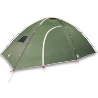 Tenda da Campeggio per 8 Persone Verde Impermeabile 94716