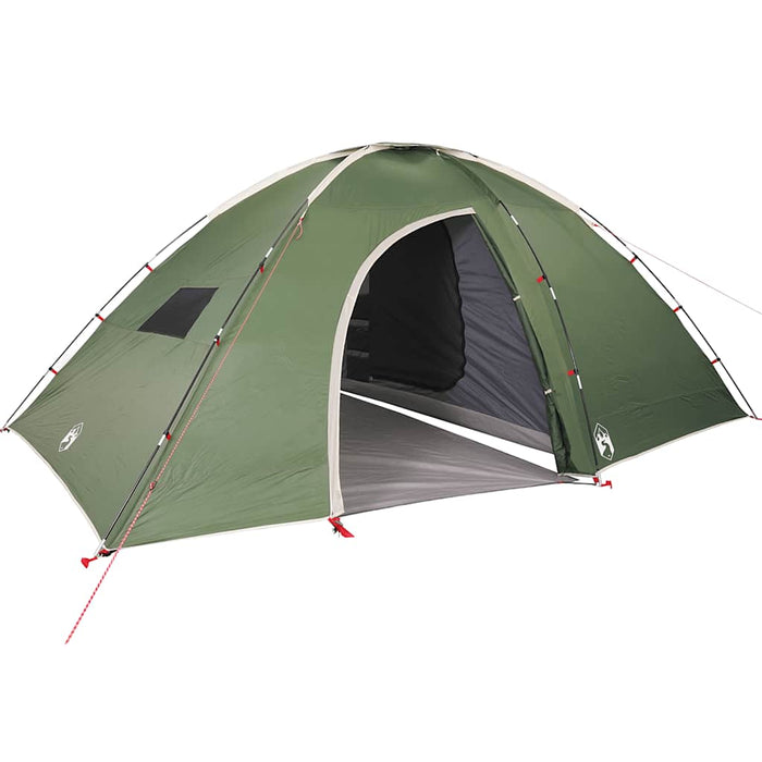Tenda da Campeggio per 8 Persone Verde Impermeabile 94716