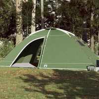 Tenda da Campeggio per 8 Persone Verde Impermeabile 94716
