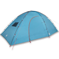 Tenda da Campeggio per 8 Persone Blu Impermeabile 94717