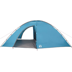 Tenda da Campeggio per 8 Persone Blu Impermeabile 94717