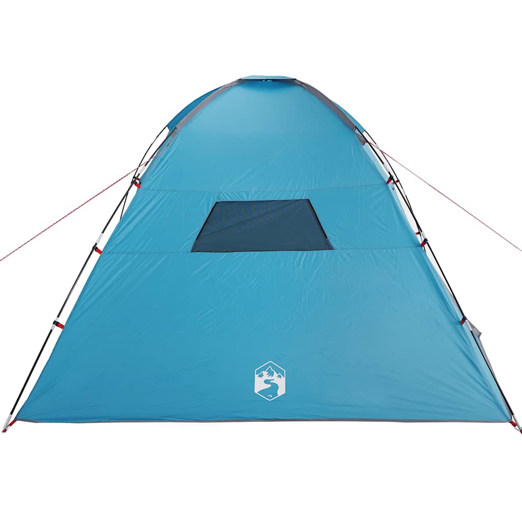 Tenda da Campeggio per 8 Persone Blu Impermeabile 94717