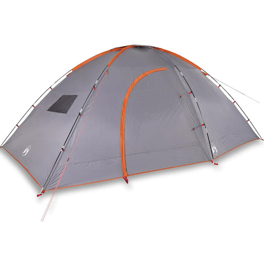Tenda da Campeggio per 8 Persone Arancione Impermeabile 94718
