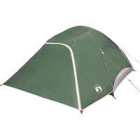 Tenda da Campeggio a Cupola per 4 Persone Verde Impermeabile 94719