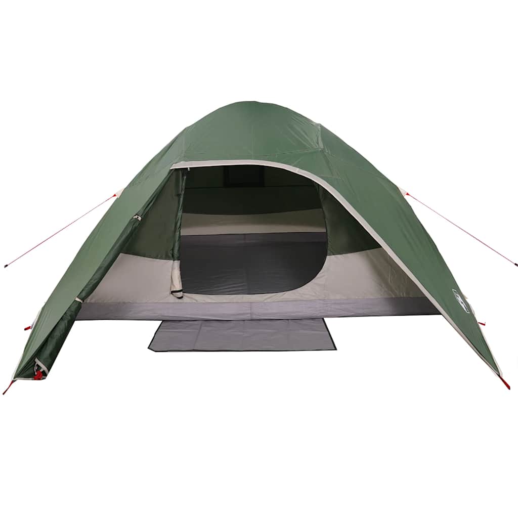 Tenda da Campeggio a Cupola per 4 Persone Verde Impermeabile 94719