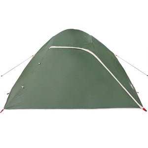 Tenda da Campeggio a Cupola per 4 Persone Verde Impermeabile 94719