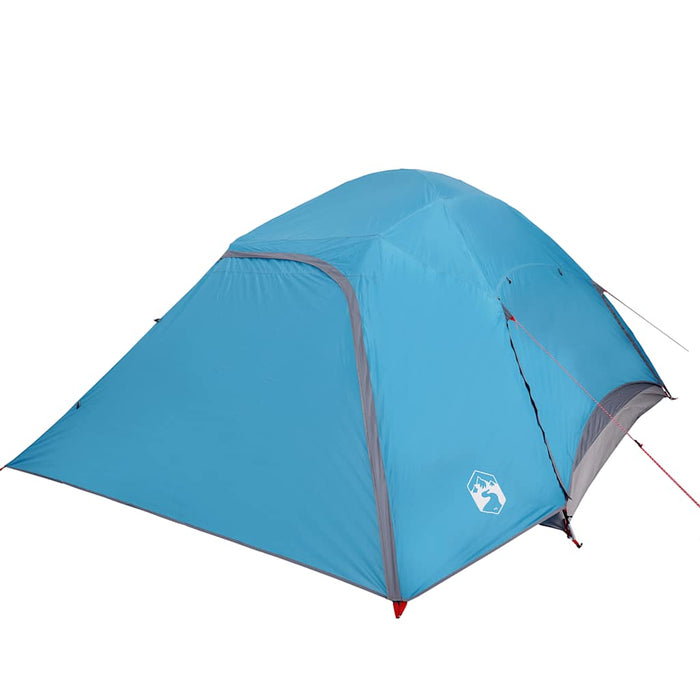 Tenda da Campeggio a Cupola per 4 Persone Blu Impermeabile 94720