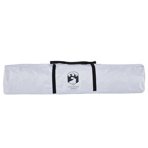 Tenda Campeggio a Cupola 4 Persone Bianca Tessuto Impermeabile