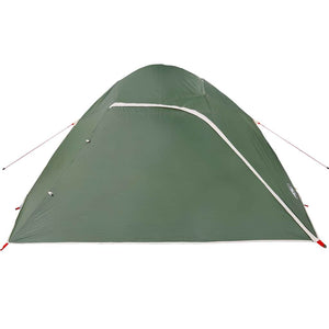 Tenda da Campeggio a Cupola per 6 Persone Verde Impermeabile 94723
