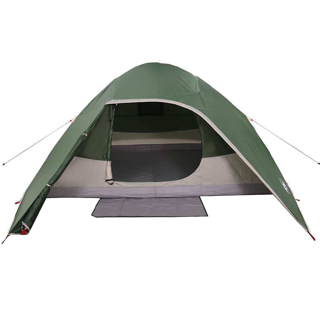 Tenda da Campeggio a Cupola per 6 Persone Verde Impermeabile 94723