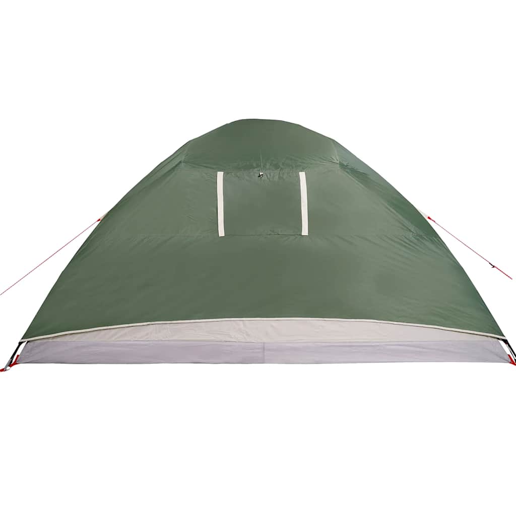 Tenda da Campeggio a Cupola per 6 Persone Verde Impermeabile
