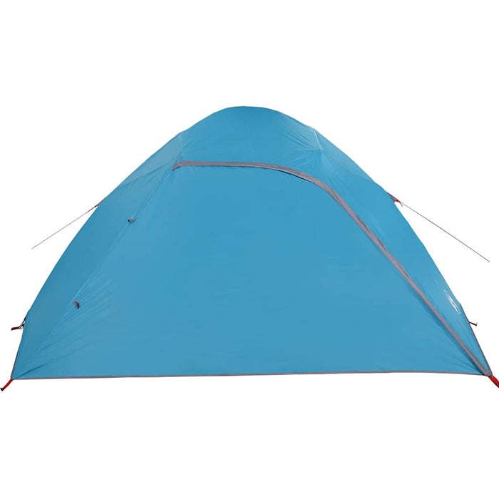 Tenda da Campeggio a Cupola per 4 Persone Blu Impermeabile 94724