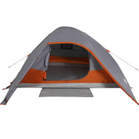 Tenda da Campeggio a Cupola per 6 Persone Grigia Impermeabile 94725