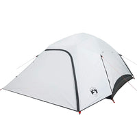 Tenda Familiare a Cupola 6 Persone Bianca Tessuto Impermeabile 94726