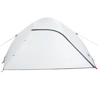 Tenda Familiare a Cupola 6 Persone Bianca Tessuto Impermeabile 94726