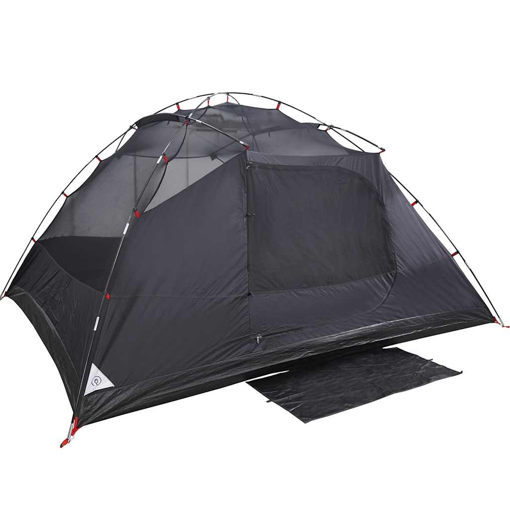 Tenda Familiare a Cupola 6 Persone Bianca Tessuto Impermeabile 94726