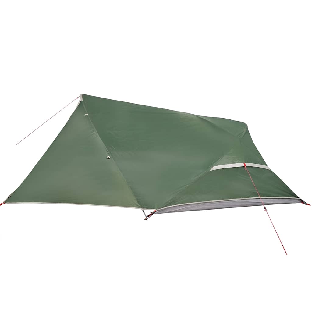 Tenda da Campeggio a Cupola per 4 Persone Verde Impermeabile