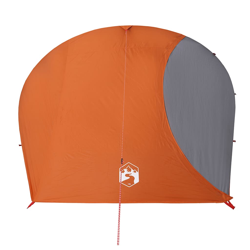 Tenda da Campeggio a Cupola 4 Persone Arancione Impermeabile