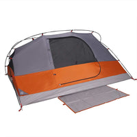 Tenda da Campeggio a Cupola 4 Persone Arancione Impermeabile 94729