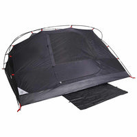 Tenda Campeggio a Cupola 4 Persone Bianca Tessuto Impermeabile 94730