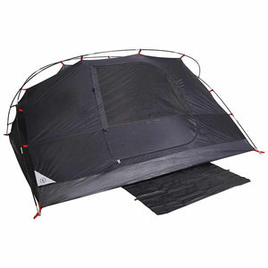 Tenda Campeggio a Cupola 4 Persone Bianca Tessuto Impermeabile 94730