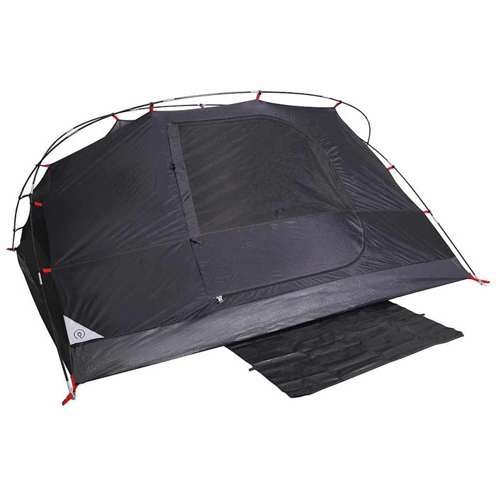 Tenda Campeggio a Cupola 4 Persone Bianca Tessuto Impermeabile 94730