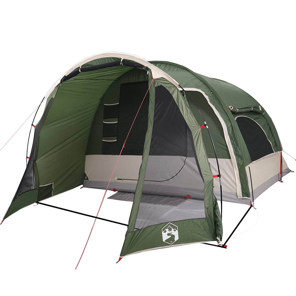 Tenda Familiare per 6 Persone Verde Impermeabile 94731
