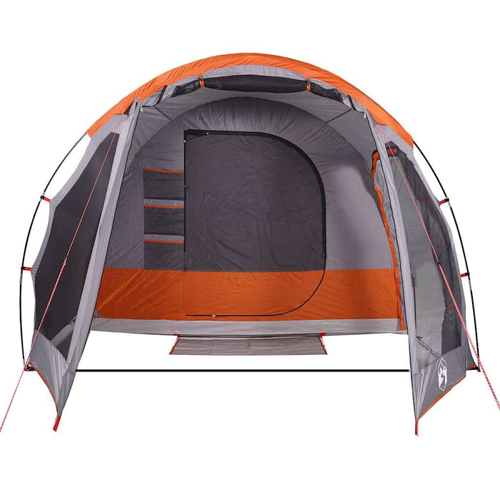 Tenda da Campeggio Familiare per 6 Persone Grigia Impermeabile 94733