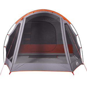 Tenda da Campeggio Familiare per 6 Persone Grigia Impermeabile 94733