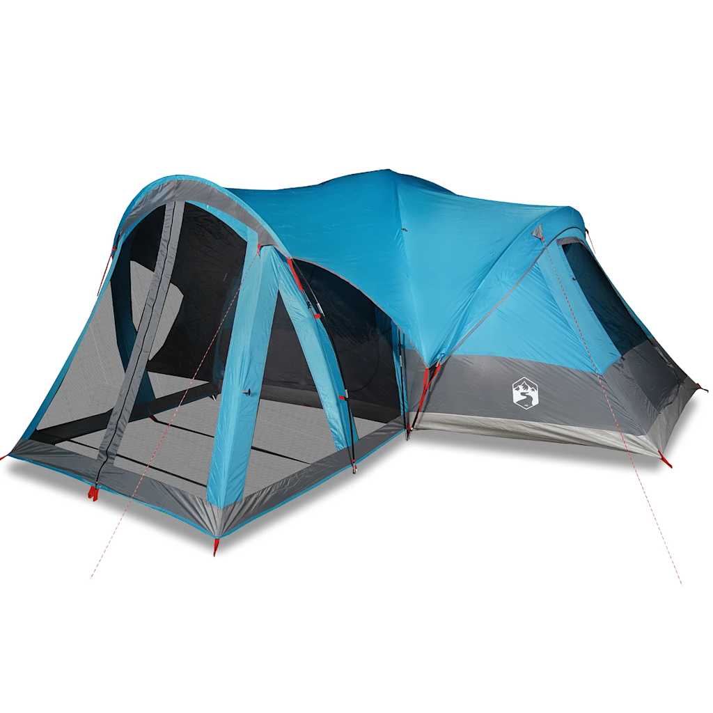 Tenda Familiare Tipi per 8 Persone Blu Impermeabile 94738