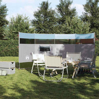 Frangivento da Campeggio Blu 366x152x152 cm Impermeabile 94741