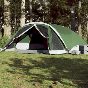 Tenda Familiare Cabina per 6 Persone Verde Impermeabile 94746