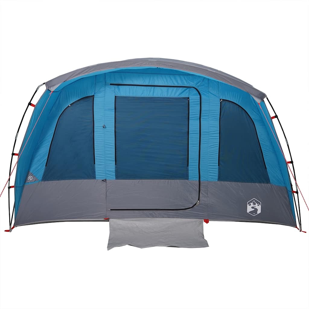Tenda Familiare a Tunnel per 8 Persone Blu Impermeabile 94750