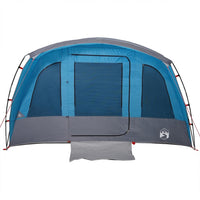 Tenda Familiare a Tunnel per 8 Persone Blu Impermeabile 94750