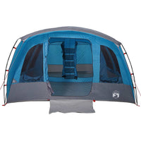 Tenda Familiare a Tunnel per 8 Persone Blu Impermeabile 94750