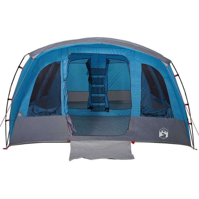 Tenda Familiare a Tunnel per 8 Persone Blu Impermeabile 94750