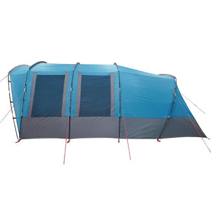 Tenda Familiare a Tunnel per 8 Persone Blu Impermeabile 94750