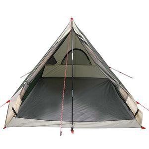 Tenda da Campeggio Telaio ad A per 2 Persone Verde Impermeabile 94755
