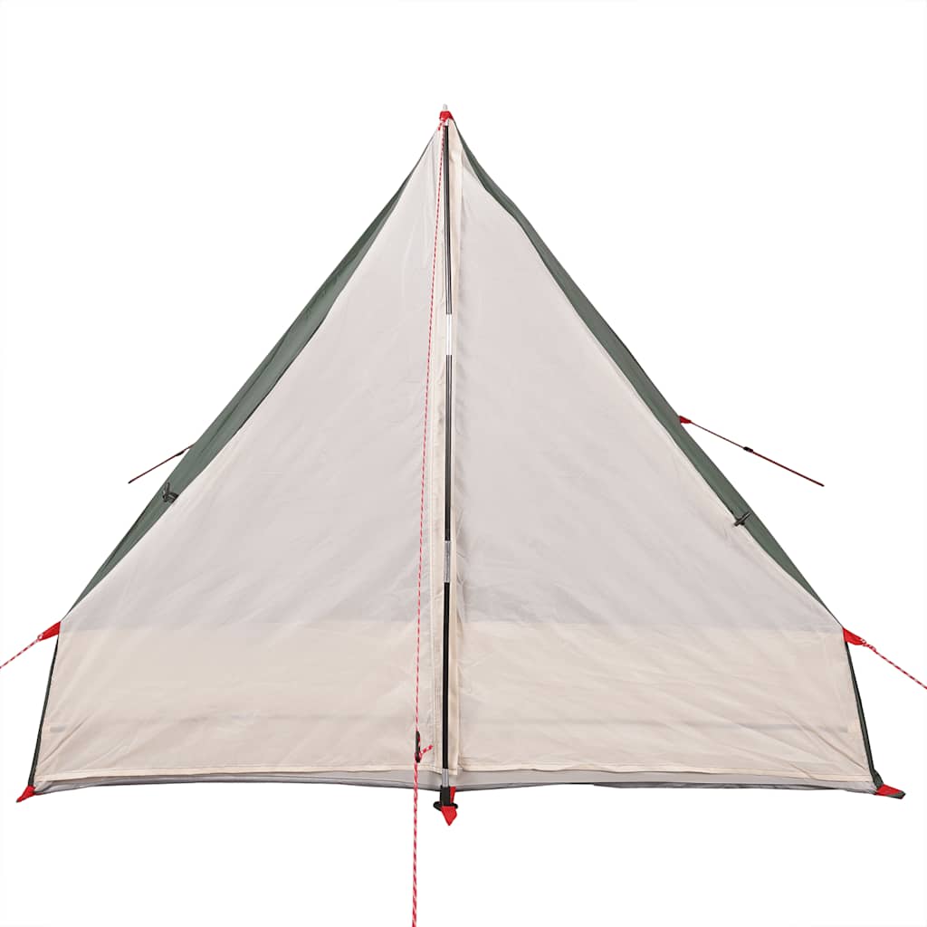 Tenda da Campeggio Telaio ad A per 2 Persone Verde Impermeabile 94755