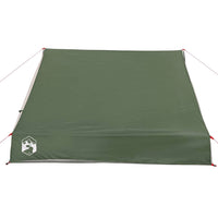 Tenda da Campeggio Telaio ad A per 2 Persone Verde Impermeabile 94755