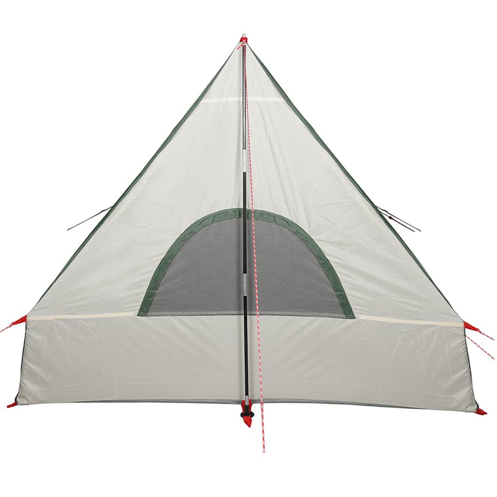 Tenda da Campeggio Telaio ad A per 2 Persone Verde Impermeabile 94755