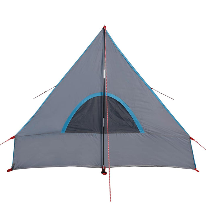 Tenda da Campeggio Telaio ad A per 2 Persone Blu Impermeabile 94756