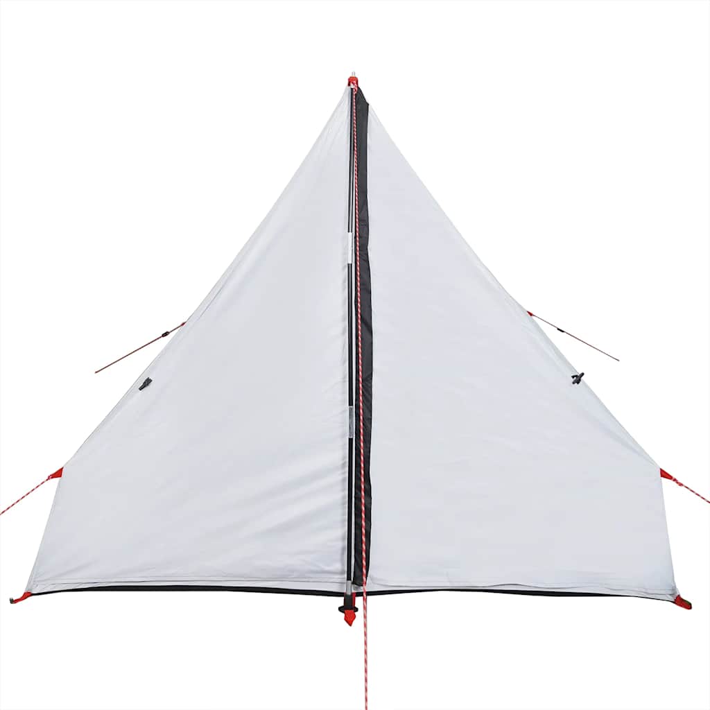 Tenda Campeggio Telaio A 2Persone Bianca Oscurante Impermeabile 94758